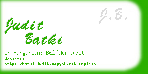 judit batki business card